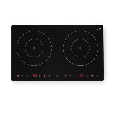 Dvojitý indukční vařič, HENDI, Kitchen Line, 230V/3500W, 608x405x(H)54mm | 239414